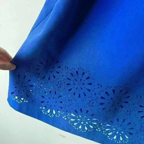 Banana Republic Women’s Blue Coastal Preppy Romantic Wedding Guest Dress 00 - Picture 5 of 12